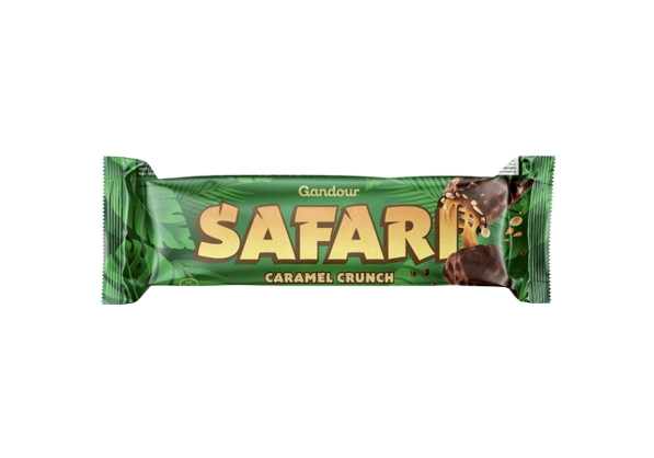 Safari Gandour Chocolate Caramel 25g x 24 Pieces